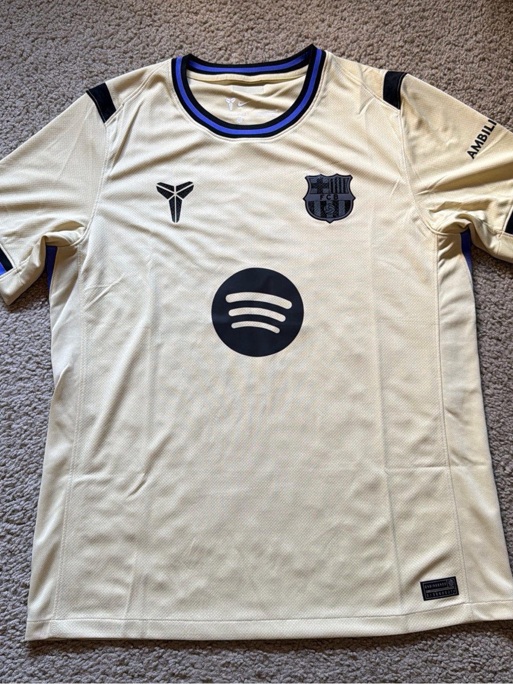 FC Barcelona Kobe Bryant Away Jersey